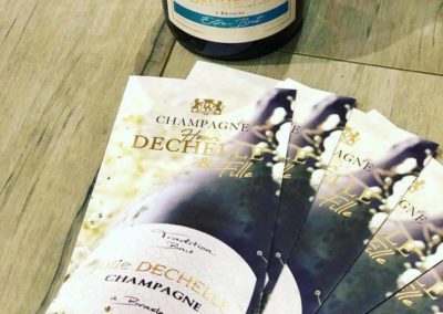 Champagne Henri Dechelle et fille - plaquettes