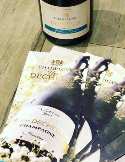 Champagne Henri Dechelle et fille - plaquettes